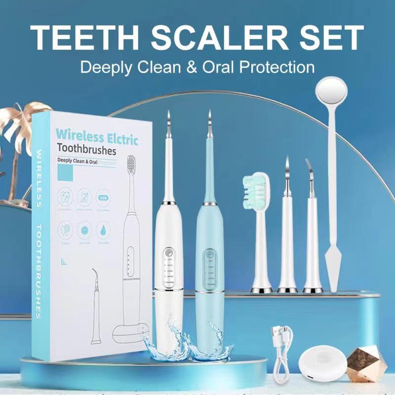 Portable Sonic Dental Scaler Electric Toothbrush Oral Teeth Tartar Remover Calculus Plaque Stains Cleaner Tooth Whitening Tools
