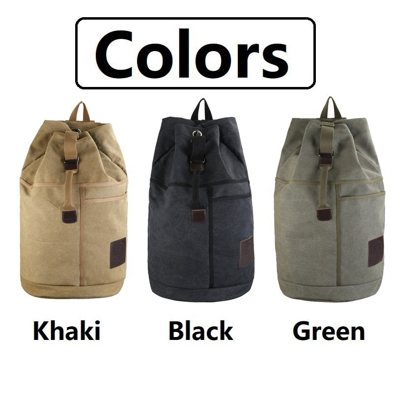 Mens Bag Outdoor Sports Duffle Bag Rucksack Tactical Canvas Backpack School Bag