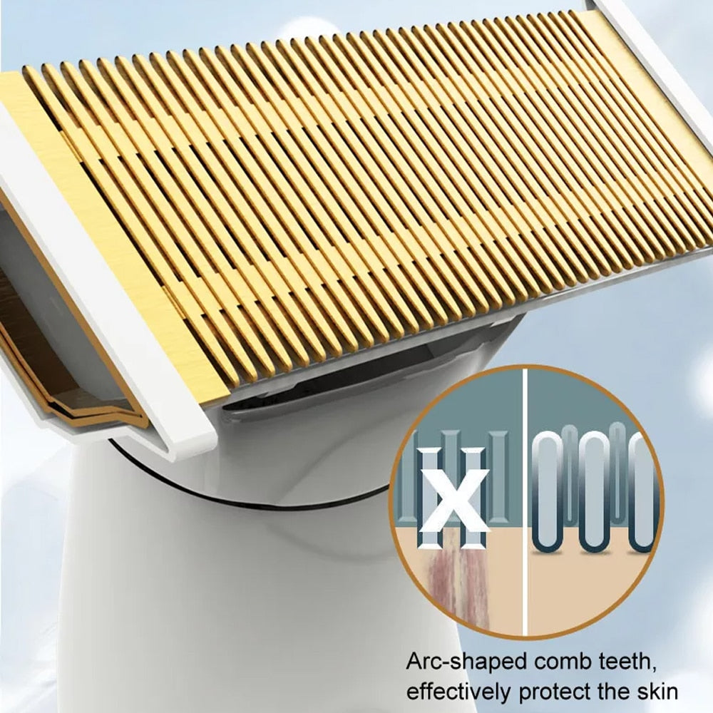 Upgraded 5 in 1 Electric Shaver for Women Painless Eyebrow Razor Bikini Trimmer Cordless Womens Body Shaver Facial Hair Remover