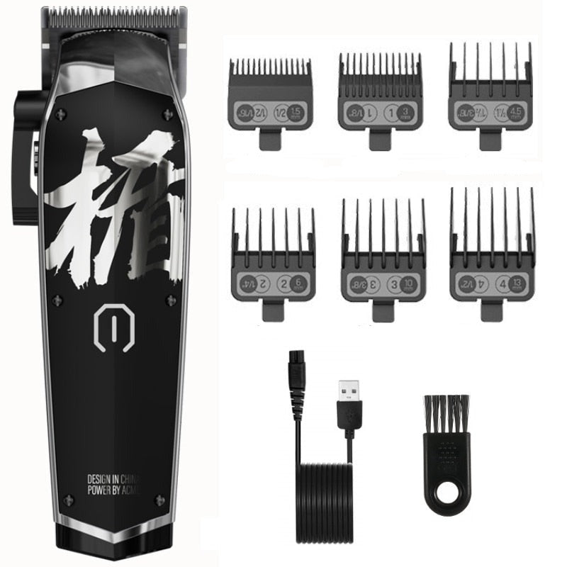 Professional Hair Trimmer for Men Electric Hair Cutting Machine 7000 RPM Barbershop USB Rechargeable