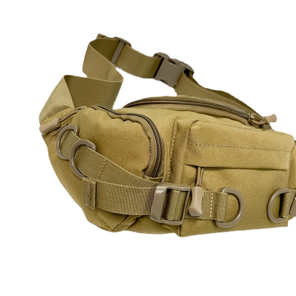 1000D Waterproof Oxford Men's Belt Fanny Pack Shoulder Messenger Bag Tactical Chest Bags