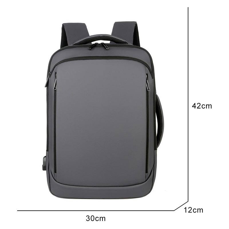 Backpack For Men Multifunctional Business Notebook Backpack USB Charging Waterproof Film Men's Backbag Casual Bag