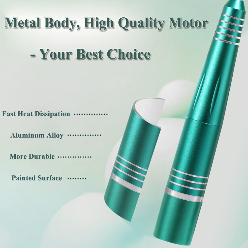 Rechargeable Electric Nail File Cordless Nail Drill Machine File Kit for Acrylic Gel Nails Manicure Pedicure Tool For Home Salon