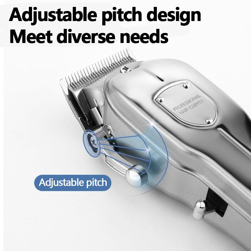 New Cordless Professional Rechargeable Hair Clipper Shaver Grooming Kit Trimmer Beard Razor Hair Cutting Machine Men Kit