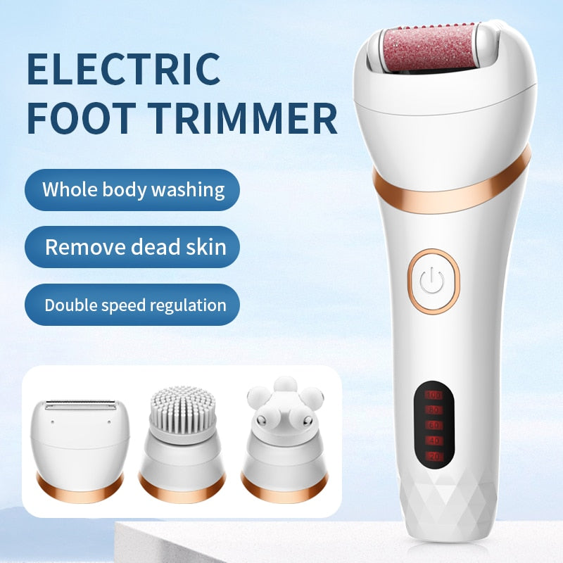 Electric Foot Grinder Vacuum Callus Remover Foot Pedicure Tools Rechargeable Electric Foot Trimmer Clean Tools