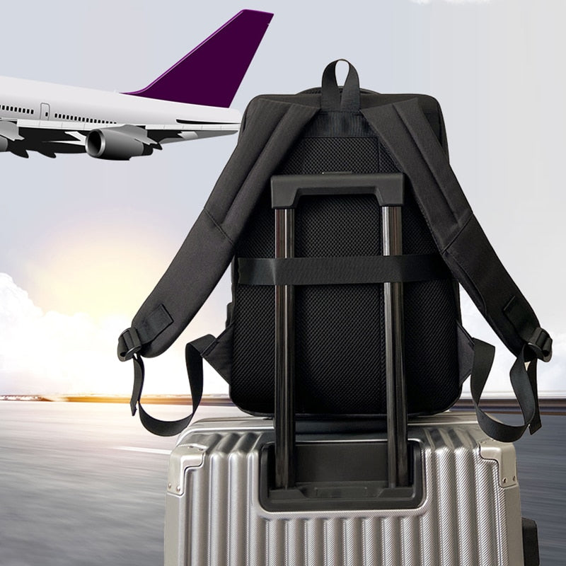 Mens Backpacks Multifunction Waterproof Bag Large Capacity USB Charging Rucksack Male For Laptop Portable Business Bagpack