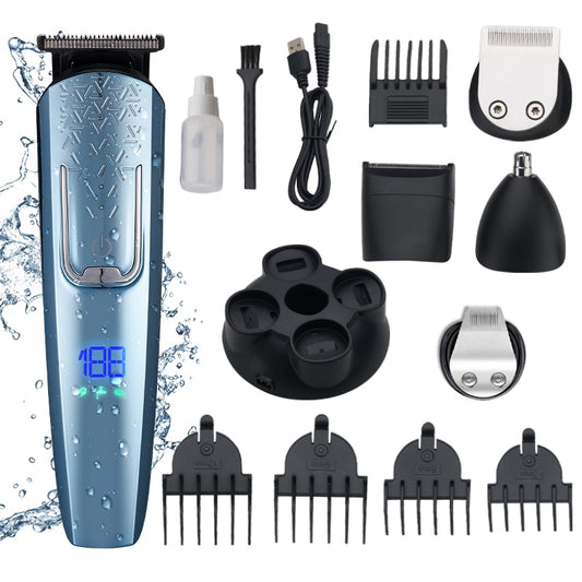 Professional 5 in 1 Electric Hair Trimmer for Barber Multi-function Men's Hair Clipper Electric Shaver Hair Cutting Machines