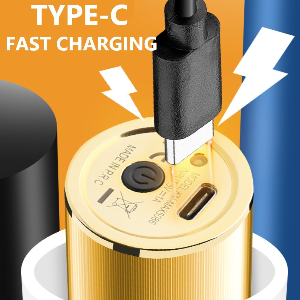 Hair Clipper Professional Type-c Men Hair Trimmer Beard LCD Display Electric Cutter Haircut Machine for Barber