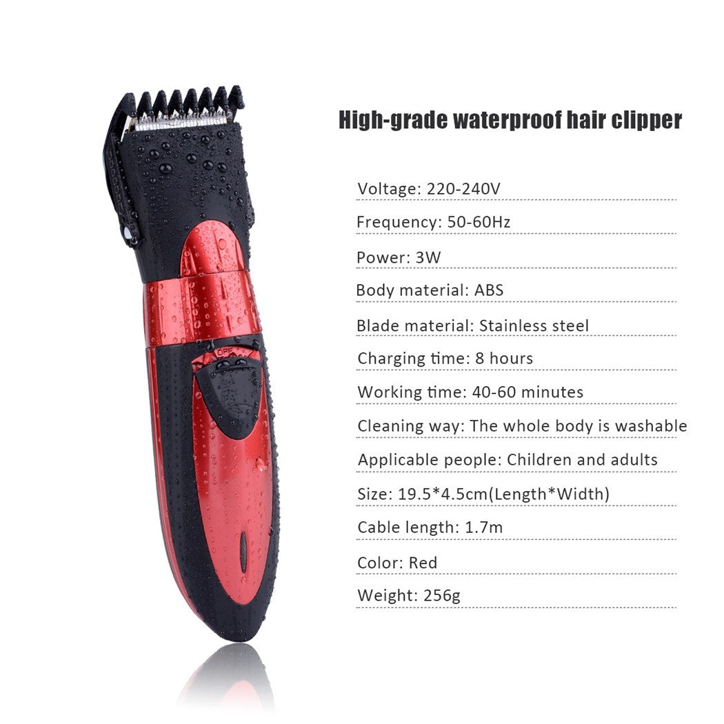 Hair Trimmer Electric Clipper Cutting Length Adjustable Cutter Rechargeable Men Razor Quiet Cutter Kid Hair Cutter
