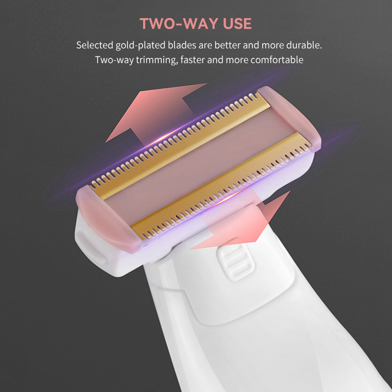 Travel Shaver USB Male Female Pubic Shaving IPX5 Woman Hair Trimmer for Groin Sex Intimate Place Electric Razor Wet Dry Washable