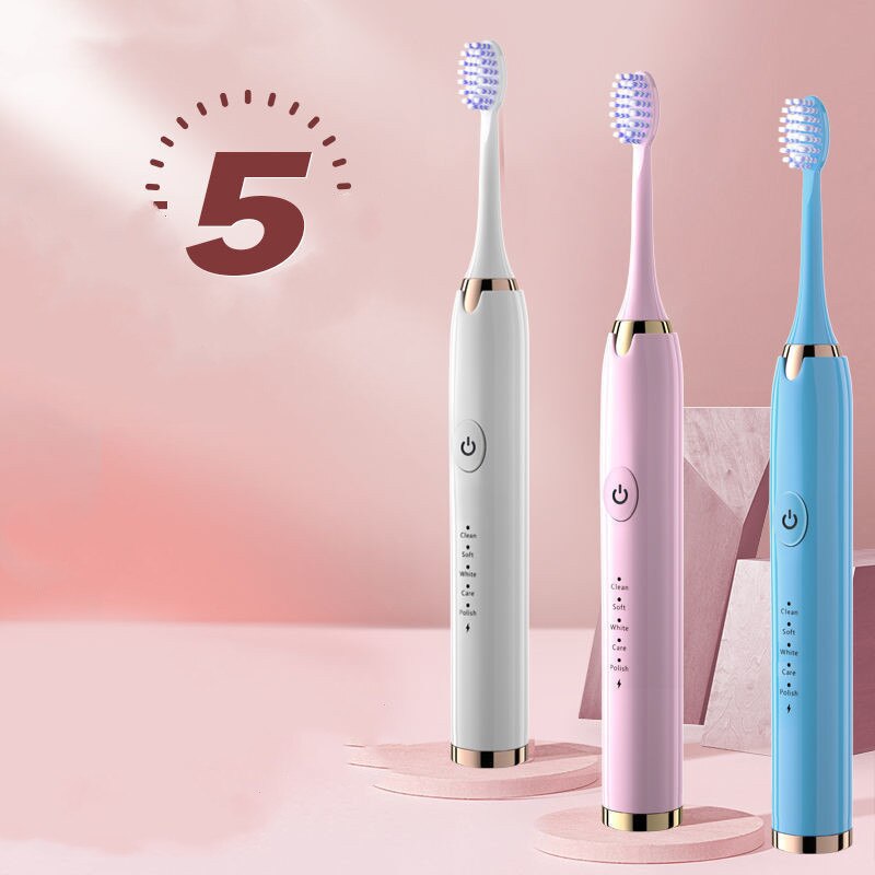 Powerful Ultrasonic Sonic Electric Toothbrush USB Charge Rechargeable Tooth Brushes Washable Electronic Whitening Teeth Brush