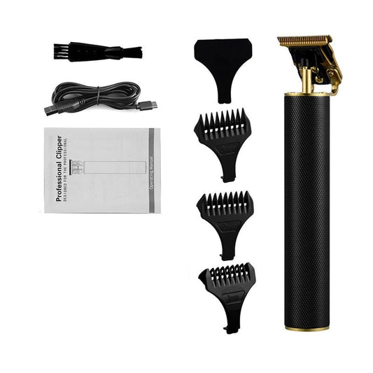 Electric Hair Clipper Rechargeable Beard Trimmer Men Barber Hair Cutting Machine Razor Cordless 0mm T-blade Cutter