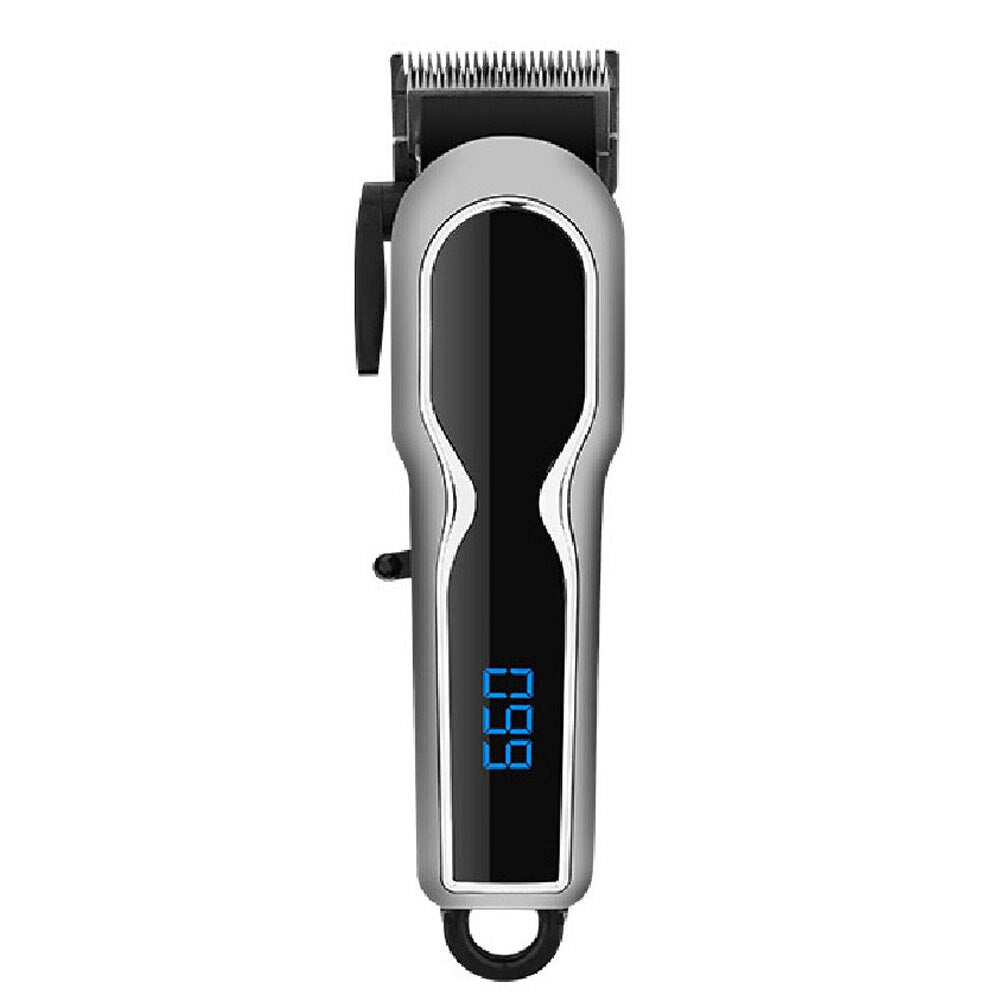 Professional Hair Clipper for Men's Electric Hair Trimmer USB Charge LCD Display Battery Power Adjustable Hair Cutting Machine