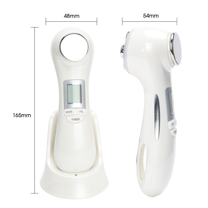 6 in1 LED RF Photon Facial Skin Lifting Rejuvenation Face Massage Machine EMS Ion Microcurrent Beauty Device
