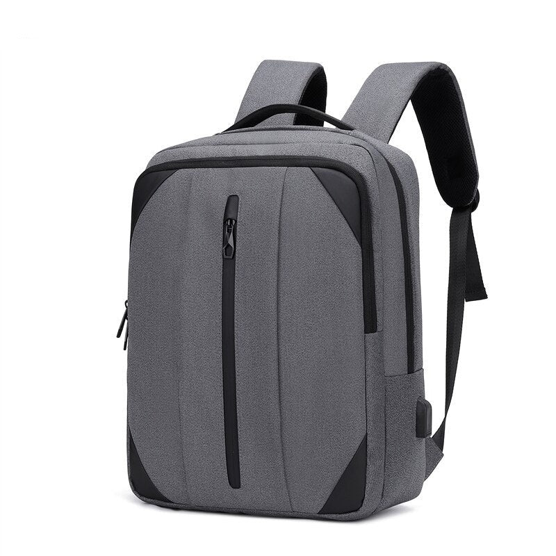 Business Backpack For Male USB Charging Multifunctional Nylon Waterproof Luxury Bags Unisex Holds 15.6-inch Laptop Rucksack