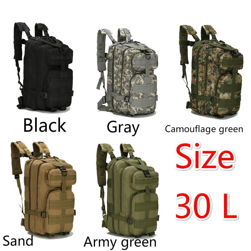 30L/50L 1000D Nylon Waterproof Backpack Outdoor Military Rucksacks Tactical Sports Camping Hiking Trekking Fishing Bag