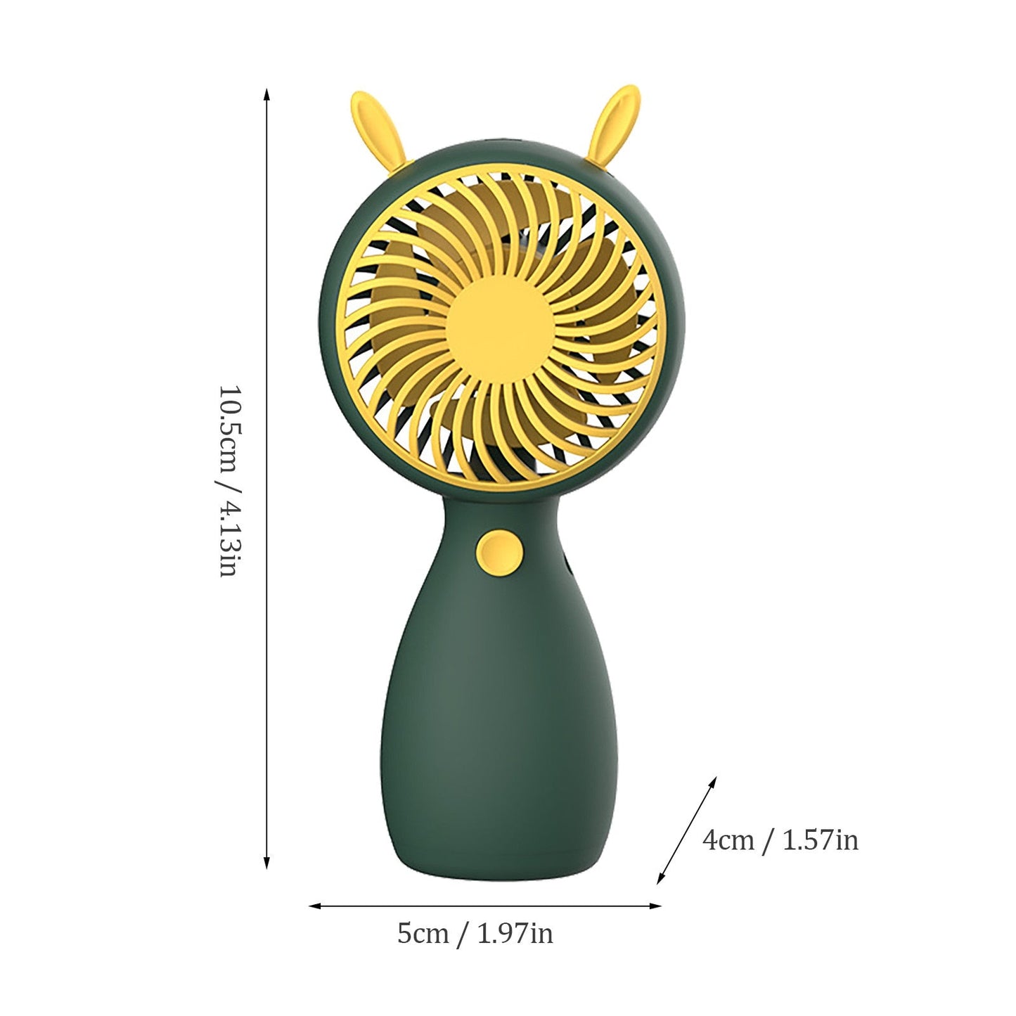 Portable Mini Fan USB Charging Handheld Cartoon Fan For Outdoor Creative Cute Mute Lanyard Desktop Small Cooling Conditioner Fan