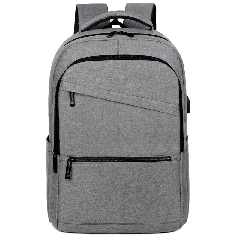 Men's Fashion Backpack Oxford Cloth Waterproof Multifunctional Handbag Large Capacity Laptop Bag Unisex With USB Travel Bag