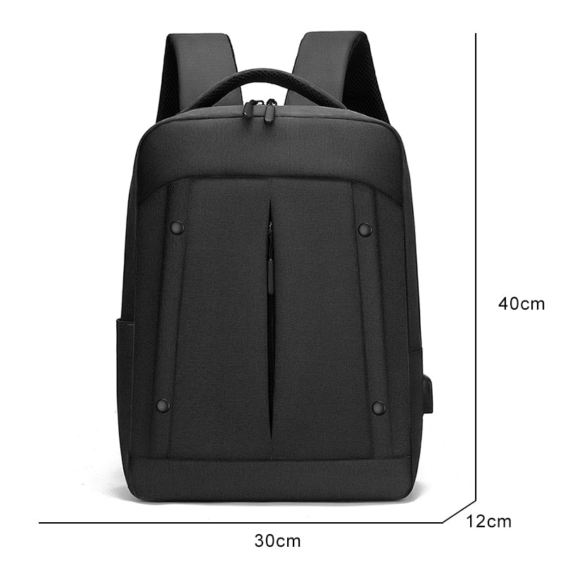 Men's Backpack Holds 15.6 Inches Laptop Bag Multifunction USB Charging Large Capacity Nylon Waterproof Rucksack For Male