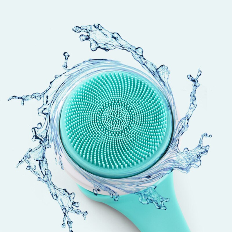 Electric Bath Brush Shower Cleaning Body Massage Brush Multifunctional Spinning Spa Brush Waterproof Long Handle Back Rubbing