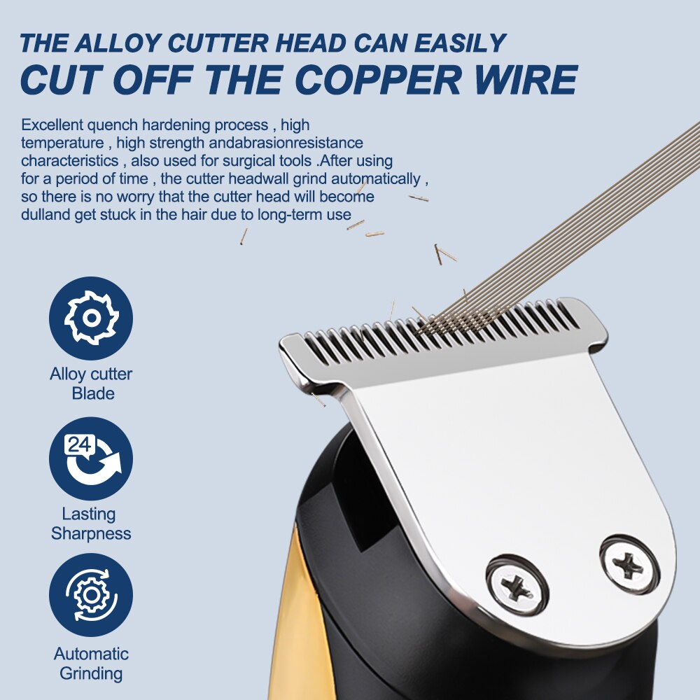 3In1 Hair Trimmer for Men Electric Hair Clipper Grooming Kit Eyebrow Beard Trimmer Electric Shaver Hair Cutting Machine