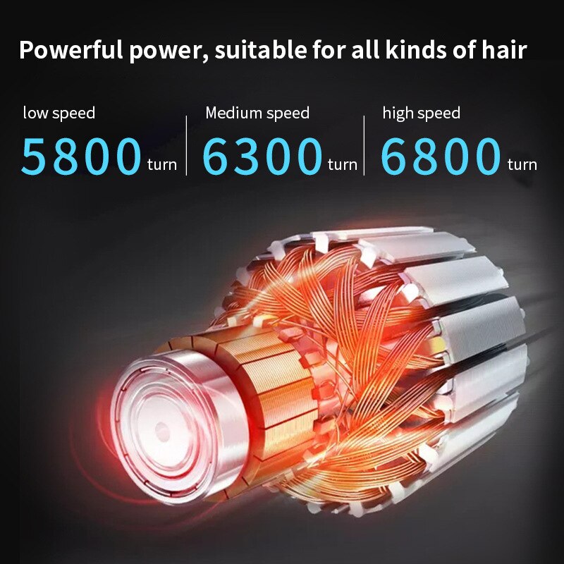 Hair Clipper Professional Electric Trimmer for Men with LED Screen Washable Rechargeable Shaving Hair Trimmer Beard Trimmer