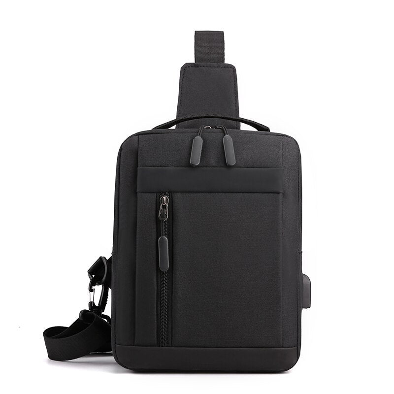 Men's Shoulder Bag Fashion Multifunction Shoulder Bag For Men Husband Crossbody Bags Casual Large Capacity Chest Bag