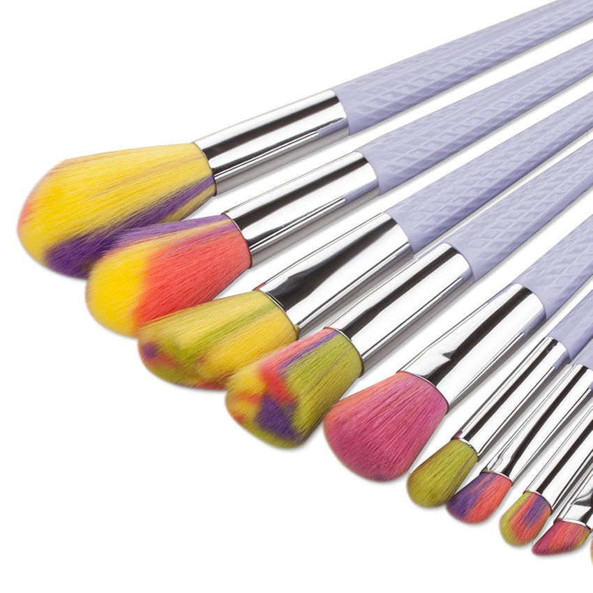 Small 12pcs Makeup Brushes Set Beauty Tools Loose Powder Eyeshadow Eyebrow Foundation Brush Cosmetic