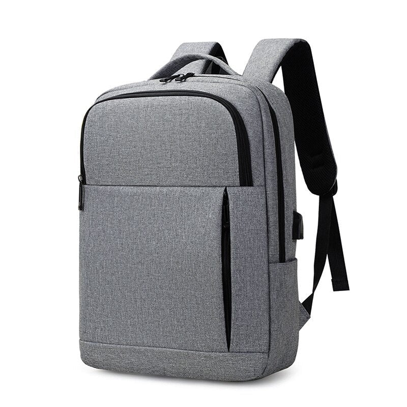 Men's Business Backpack Laptop 15.6  Nylon Waterproof Portable Travel Bag For Male USB Charging Design Multifunctional Rucksack