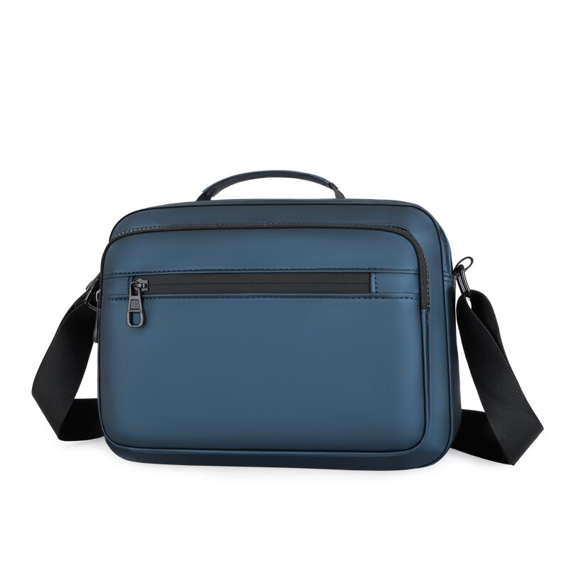 Multifunctional Men's Shoulder Bag New Nylon Fashion Casual Messenger Bag Solid Color Zipper Travel Crossbody Bags For Men