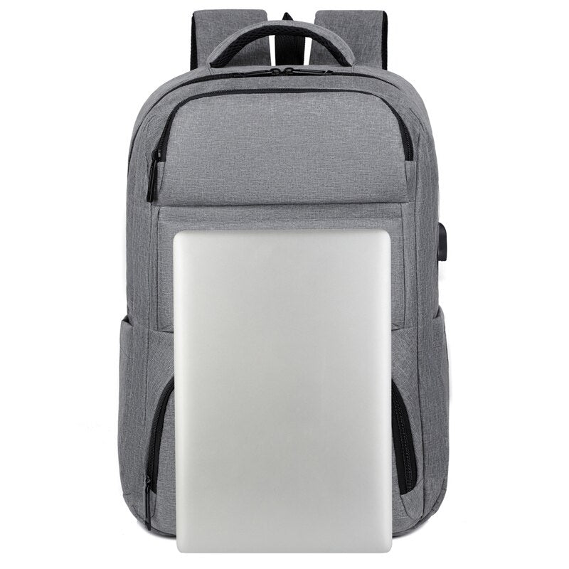 Business Backpack For Men Fashion High-quality Nylon 17 Inches Laptop Backbag Waterproof Portable Travel Multifunctional