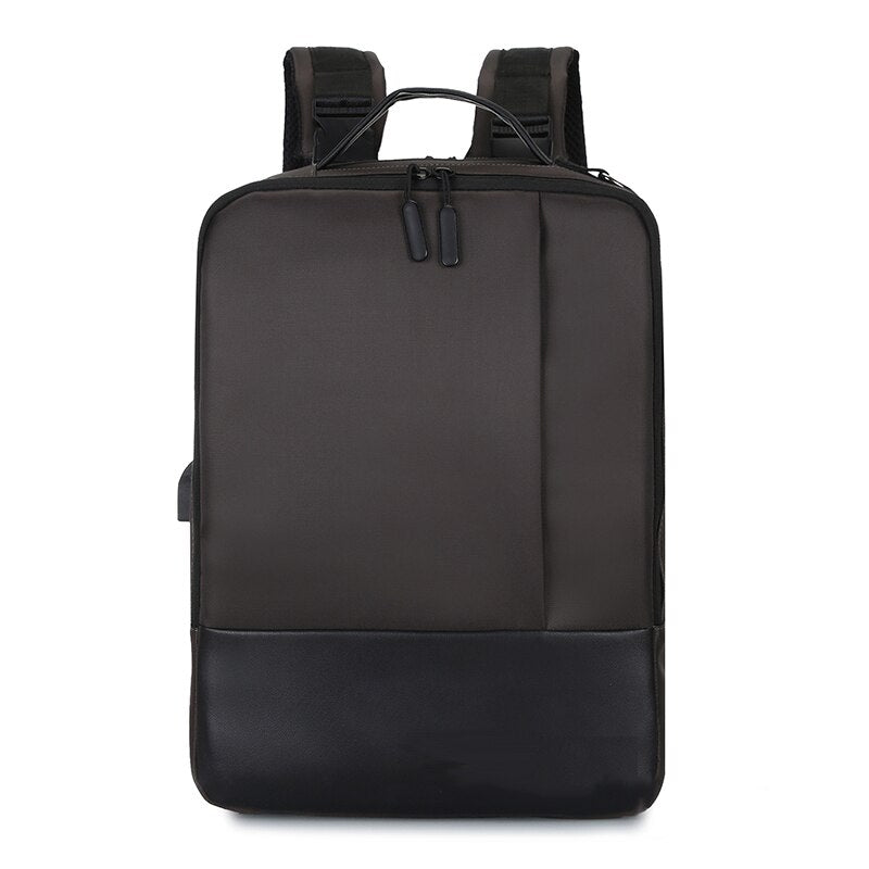 Men's Fashion Business Backpack High-quality Nylon Laptop Backbag 15.6 Inches Usb Charging Large Capacity Rucksack For Male