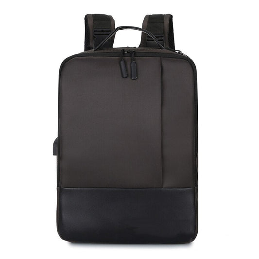 Men's Fashion Business Backpack High-quality Nylon Laptop Backbag 15.6 Inches Usb Charging Large Capacity Rucksack For Male