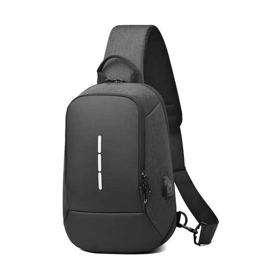 Business Crossbody Backpack For Men Multi-function Waterproof Bags Male Large Capacity Laptop Chest Bags Portable Travel Unisex