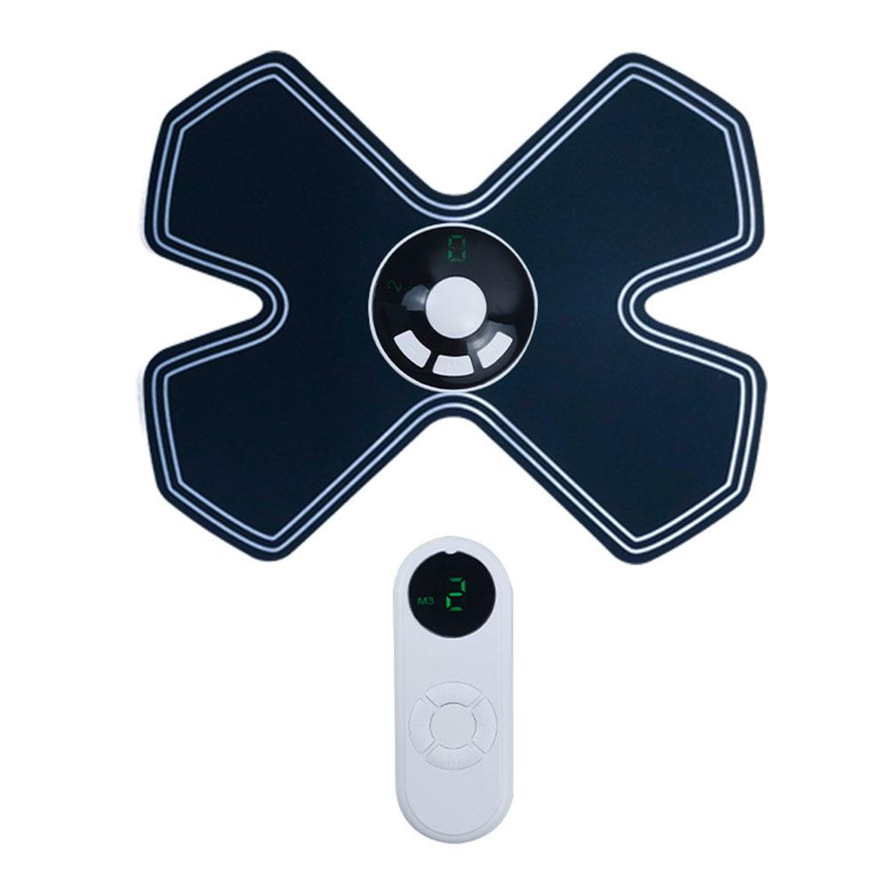 Portable Shoulder Neck Massager With Remote Control Abdominal Body Muscle Microcurrent Massage Electric Machine Stimulator