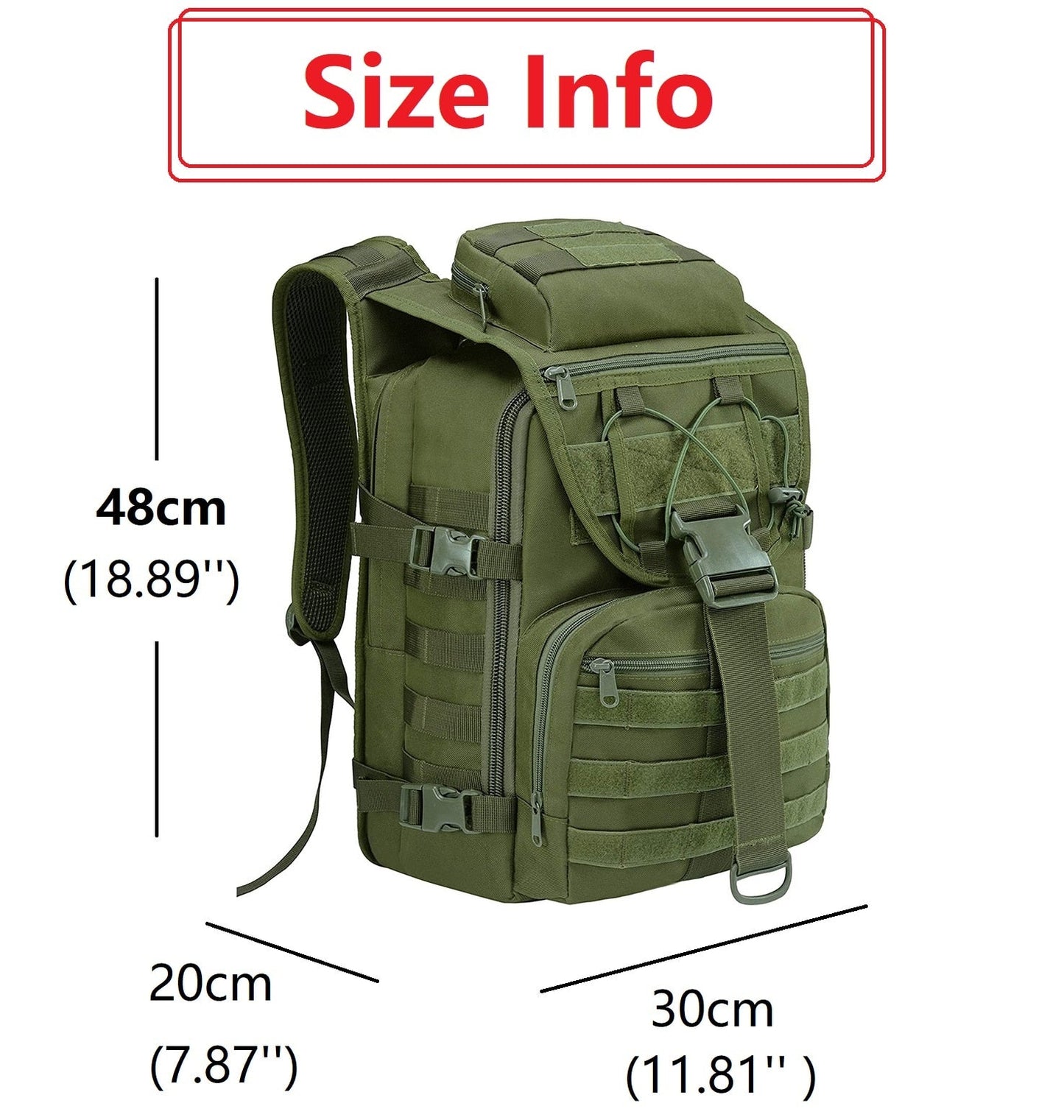 40L Military Tactical Backpack Army Assault Bag System Bags Backpacks Outdoor Sports Backpack Camping Hiking Backpacks