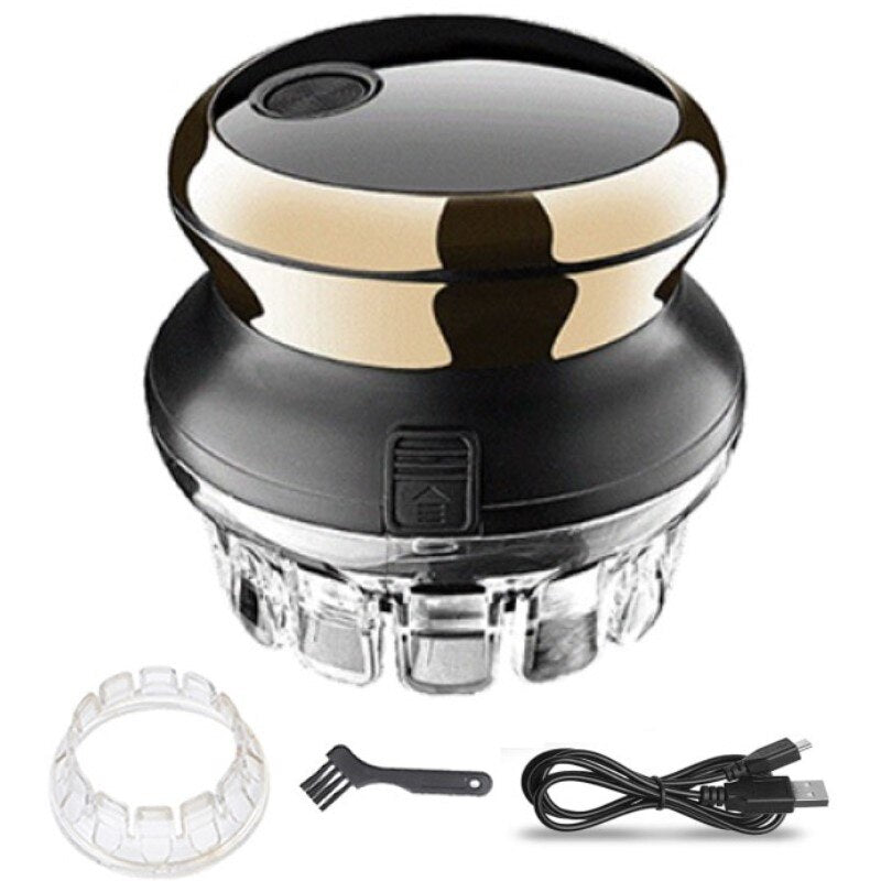 Electric Even Cut Rotary Hair Trimmer for Men Washable Rechargeable Hair Clipper Self-haircut Shortcut Kit for Men