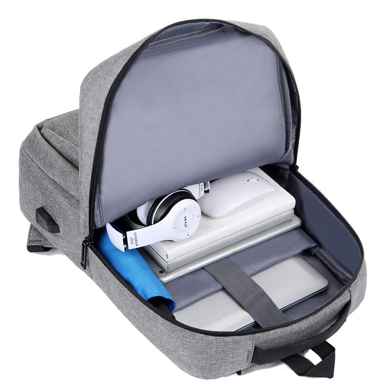 Large Capacity Mens Backpacks Multifunction USB Charging Bag Male Waterproof Oxford Cloth Rucksack For Laptop Business Bagpack