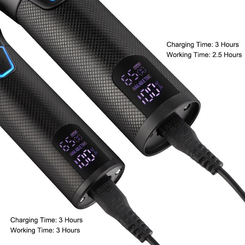 Professional Hair Clipper and Trimmer Kit for Men Cordless Hair Clipper Haircut Kit Beard T Contour Trimmer Haircut Grooming Kit