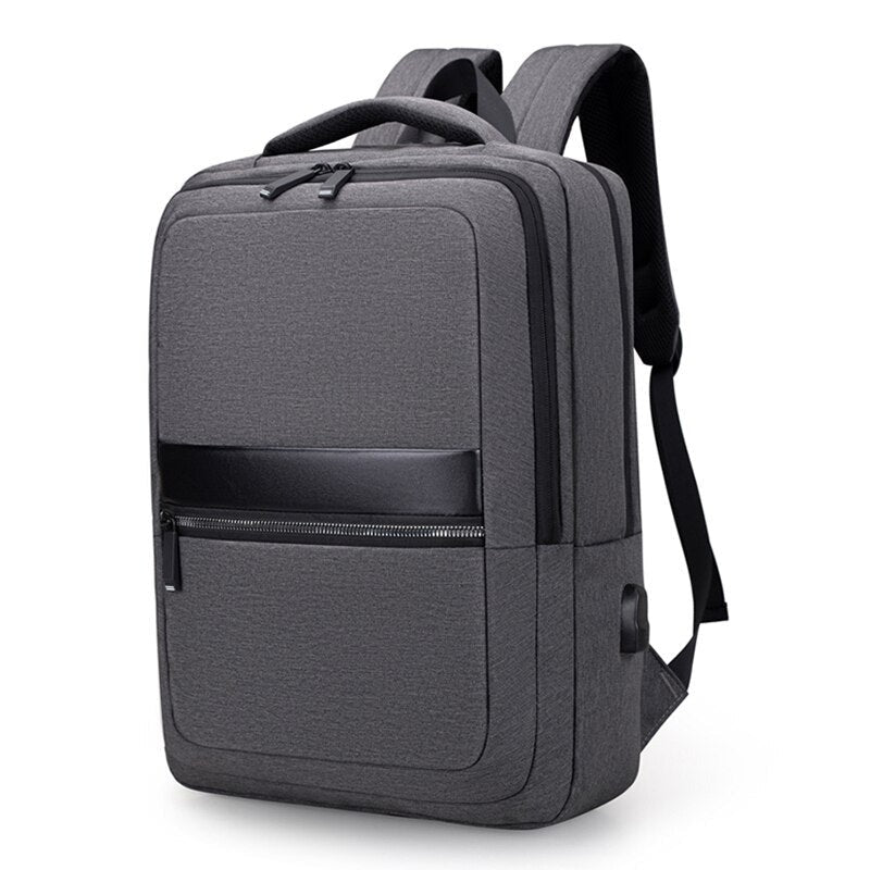 Men's Backpack Multifunction USB Charging Bag Waterproof Oxford Cloth Rucksack Male For Laptop 15.6 Inch Business Casual Bagpack