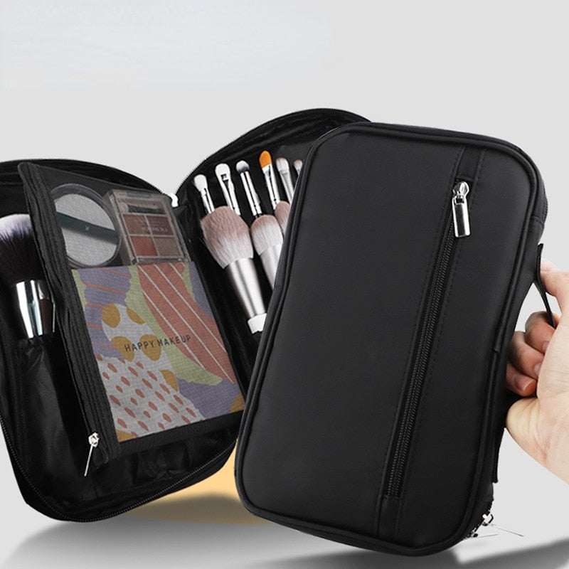 Professional Cosmetic Bag Beauty Case Toiletry Brush Organizer Multi Functional Makeup Bag for Travel & Home