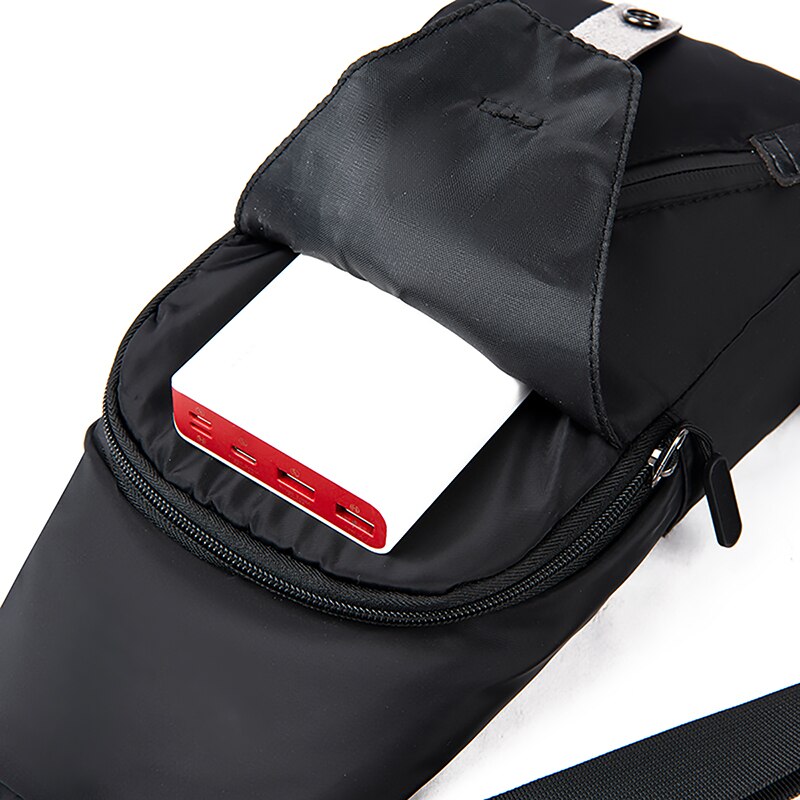 Men's Business Backpacks Crossbody Bags For Men Multi-function Waterproof Bag Male USB Charging Bag Large Capacity Nylon Cloth