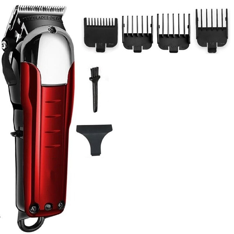 Professional Cordless Hair Clipper Rechargeable Electric Men Trimmer Barber Powerful Fade Hair Cutting Machine Cutter