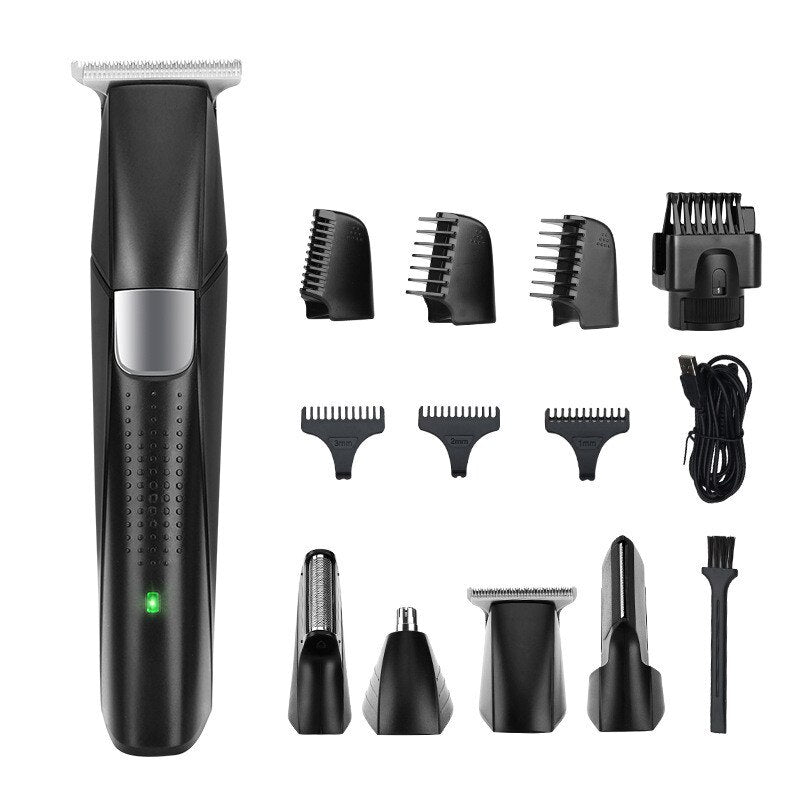 4in1 Hair Trimmer Clipper Cutting Machine for Men Electric Razor Bread Shaver Body Sideburns Trim Nose Ear Device Multifunction