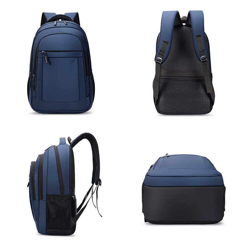 Men's Backpack Multifunctional Rucksack For Male Nylon Laptop 15.6 Inches Backbag Luxury Waterproof Portable Travel Bag Black