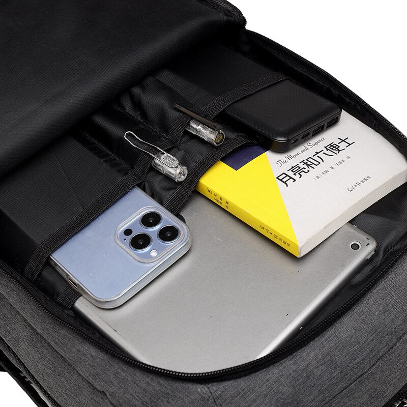 Men's Business Backpack New Multifunction USB Charging Bag For Male Rucksack Laptop Bagpack 15.6 Inches Luxury Unisex