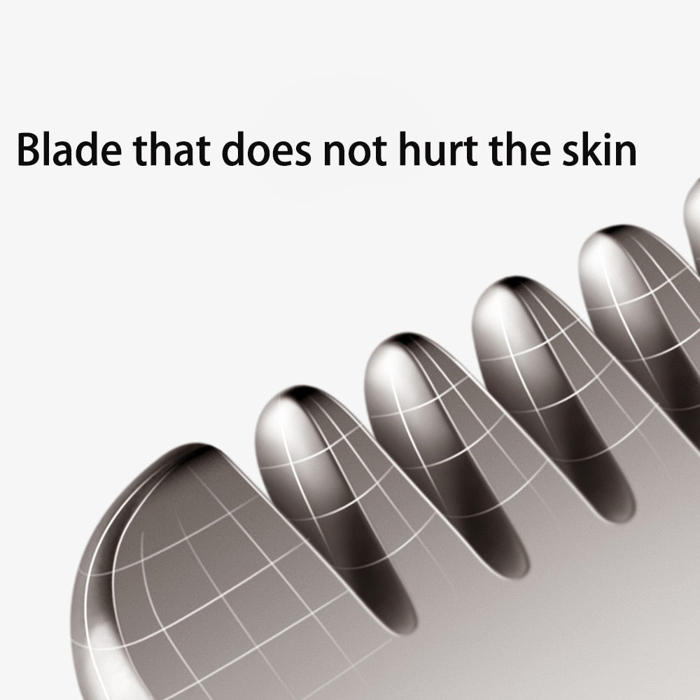 Hair Clipper Professional USB Hair Trimmer Rechargeable Haircut Machine with 3pcs Limit Combs