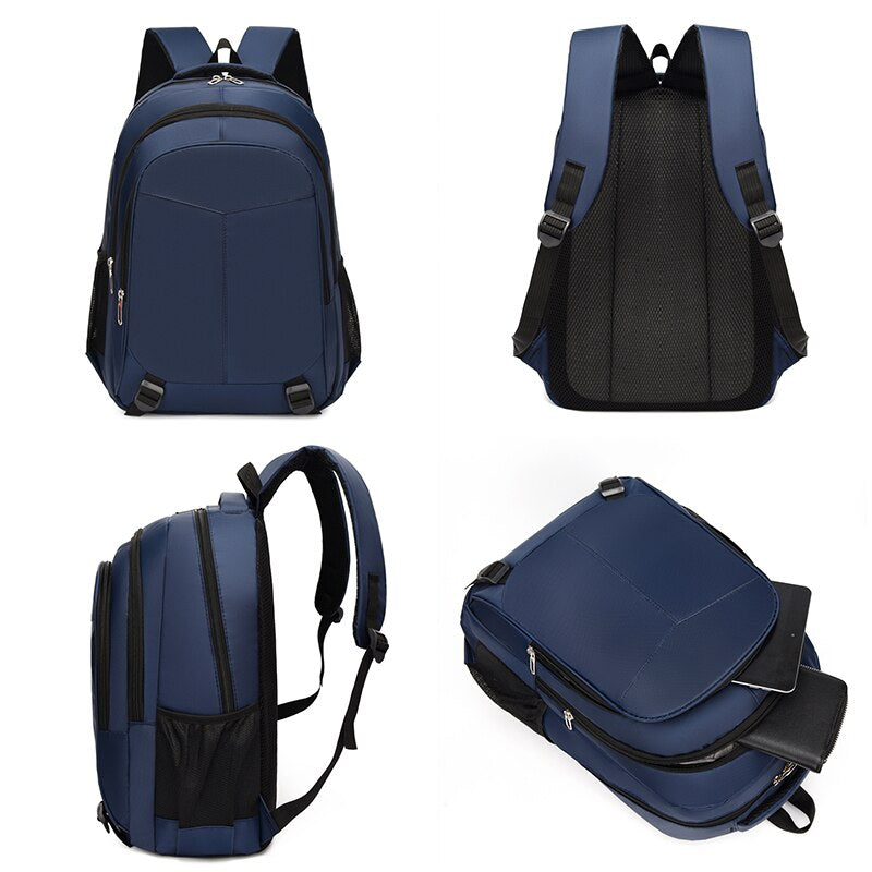 Multifunctional Business Backpack For Men Fashion High-quality Oxford Cloth 15.6 Inch Laptop Backbag Waterproof Portable Travel