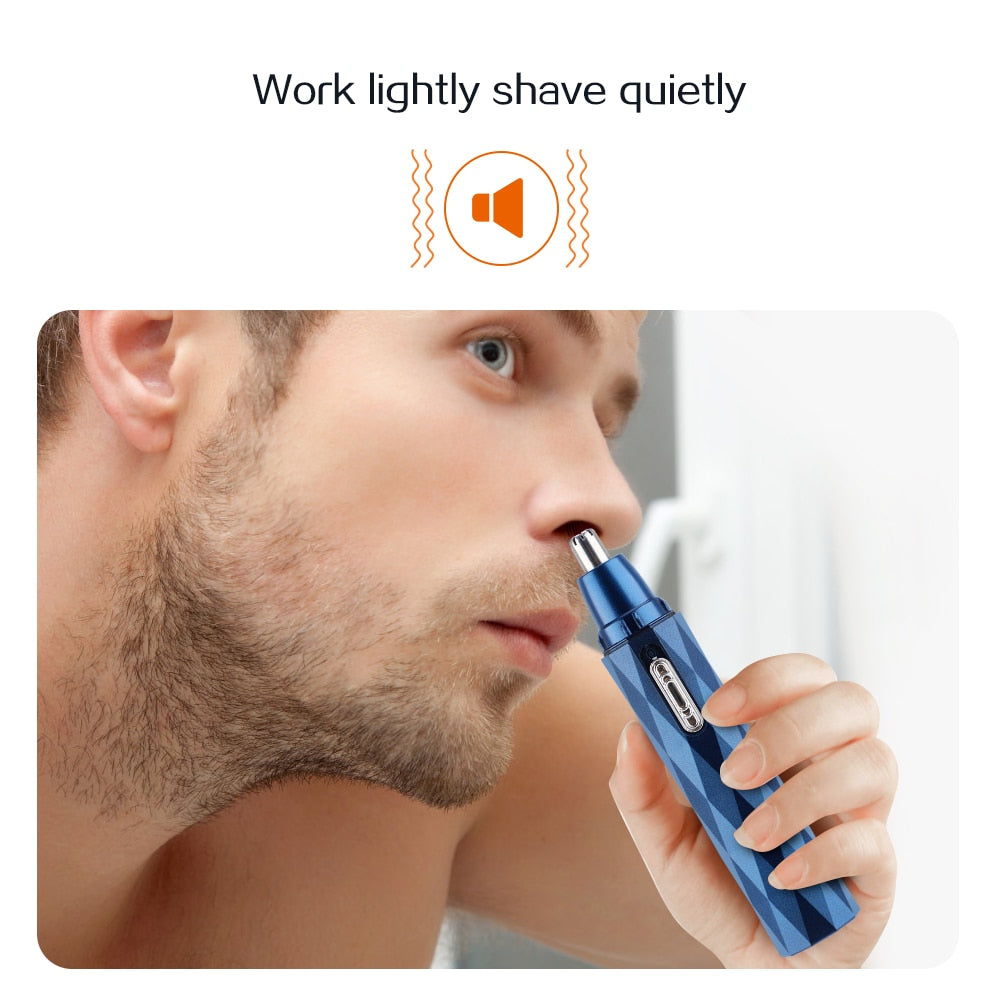 Electric Shaving Nose Ear Trimmer Safe Face Care Rechargeable Nose Hair Trimmer for Men Shaving Hair Removal Razor Beard