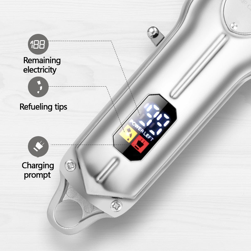 New Cordless Professional Rechargeable Hair Clipper Shaver Grooming Kit Trimmer Beard Razor Hair Cutting Machine Men Kit